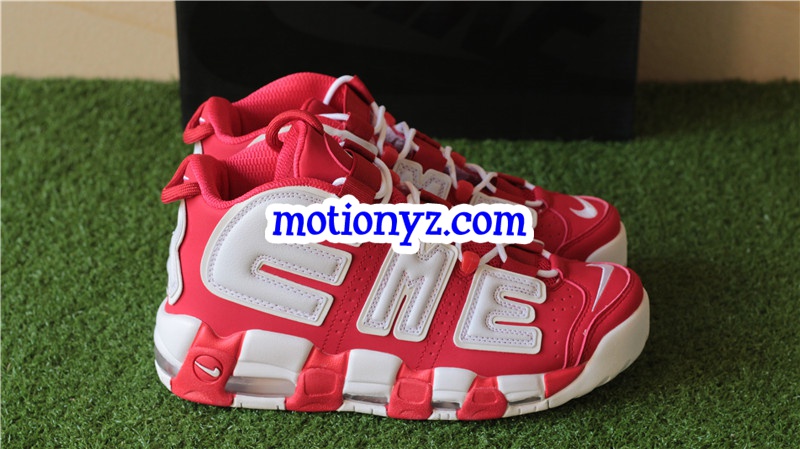 Supreme x Nike Air More Uptempo Red